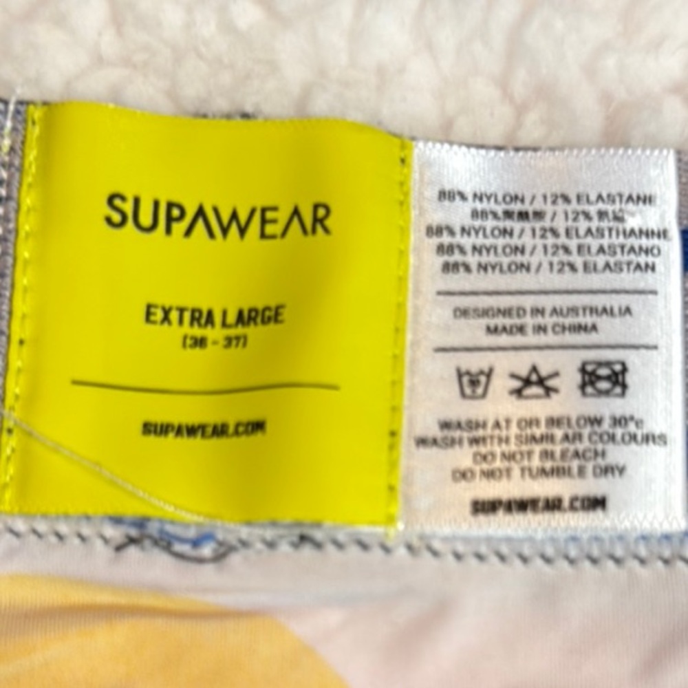 Supawear Men’s Boxer Brief Trunk Underwear with Vibrant Pattern - Picture 2 of 6